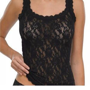 Hanky Panky Signature Lace Unlined Cami - Black M - NWT!